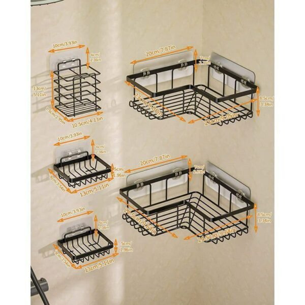 Etagère salle de bain - 5 Pieces - Image 3
